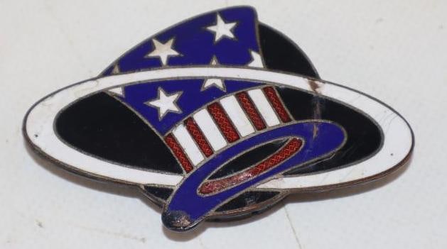 1923-26 Rickenbacker Cloisonne Radiator Emblem (1 of 2)