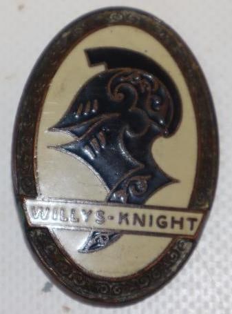 1929-31 Willys-Knight Cloisonne Radiator Emblem (1 of 2)