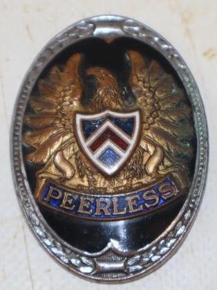 1928-29 Peerless Cloisonne Radiator Emblem (1 of 2)