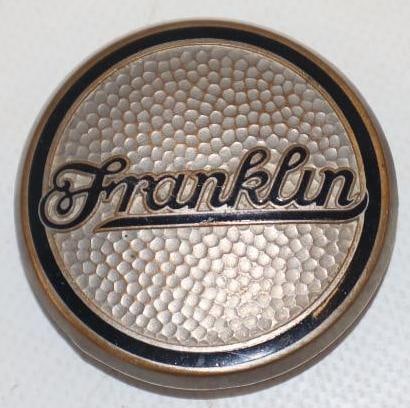 1928 Franklin Cloisonne Radiator Emblem: 2x2