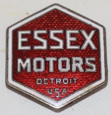 1919-21 Essex 6 Cylinder Cloisonne Radiator Emblem (1 of 2)