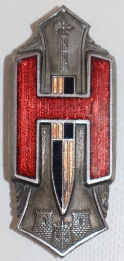 1928-1922 Hupmobile Cloisonne Radiator Emblem (1 of 2)