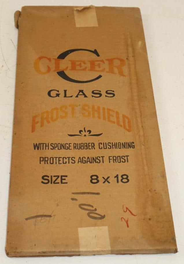 Cleer Glass Frostshield Windshield Accessory In Original Box: 18x8