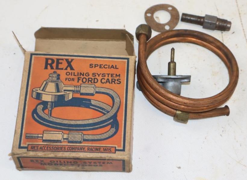Rex Oiling System For Fords In Original Box - 2