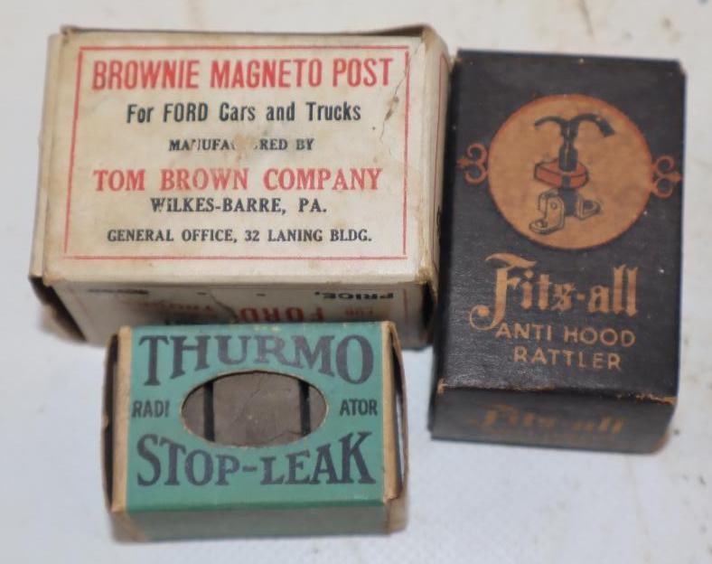 Group of 3 Early Automobile Parts in Original Boxes (1 of 2)