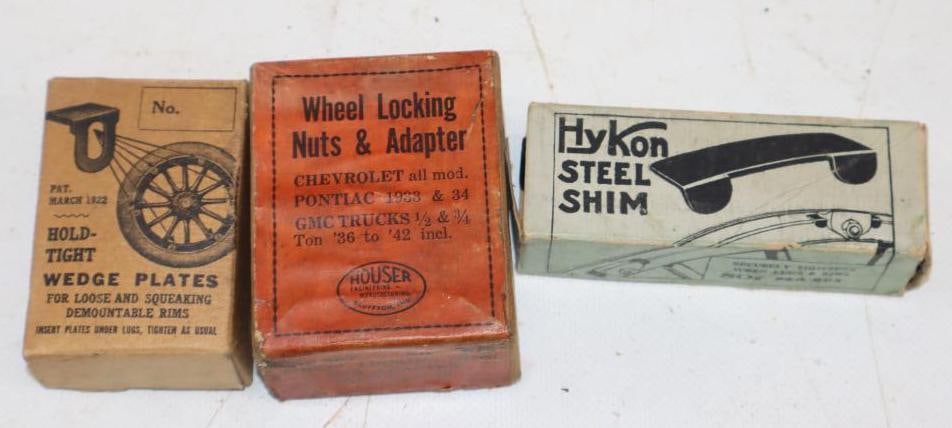 Group of 3 Early Automobile Parts in Original Boxes (1 of 2)
