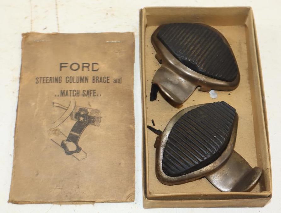 Group of 2 Rico Ford Pedal Covers In Original Boxes: 6.25x3.5x1