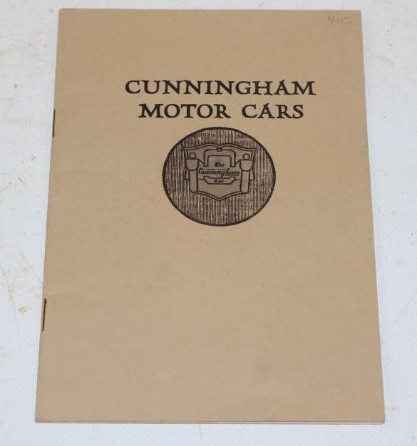 1920's Cunningham Motor Cars Dealership Booklet (1 of 3)