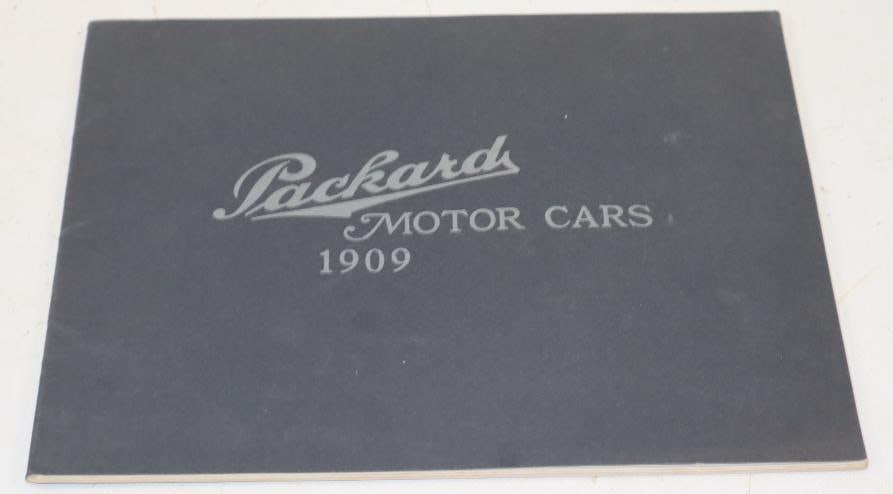 1909 Packard Motor Car Dealership Brochure Book (1 of 5)