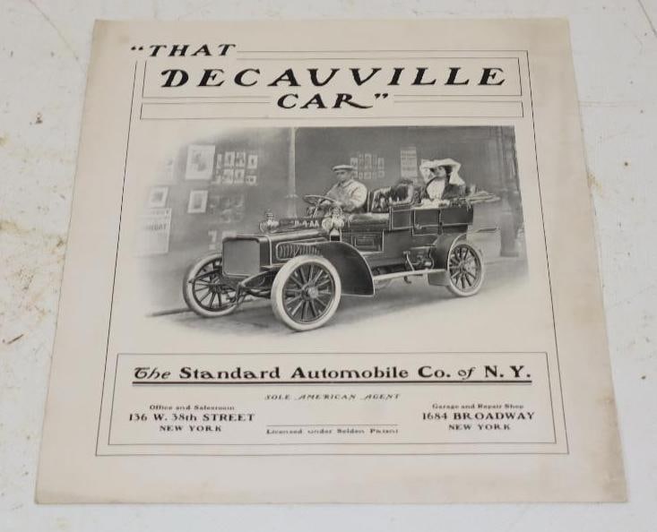 1905 Decauville Car Dealership Brochure (1 of 3)