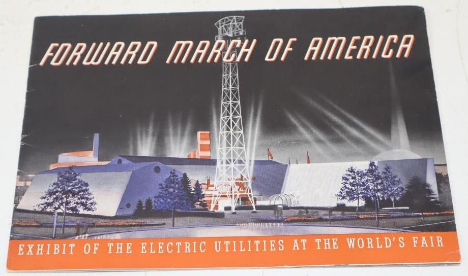 1939-40 Worlds Fair Forward March of America Brochure Book (1 of 2)