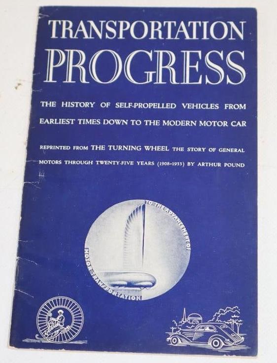 1908-33 Transportation Progress GM's First 25 Years Booklet (1 of 3)