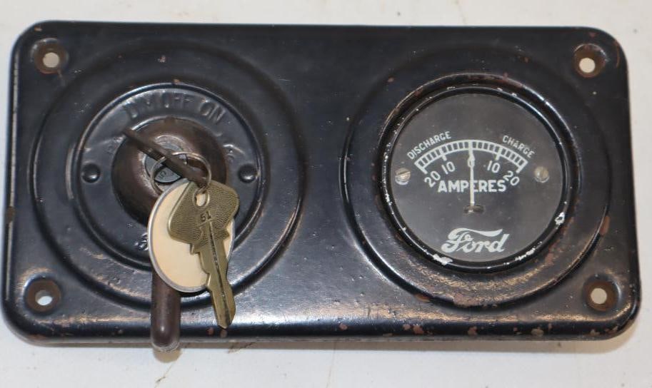 Ford Amperes and Ignition Switch With Original Key (1 of 2)