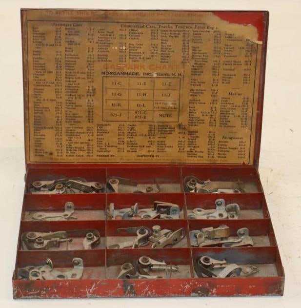1920s Gaspark Points Countertop Display - 2