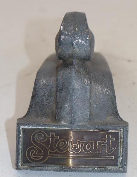 1935-39 Stewart Truck Hood Ornament: 8x3x4.5