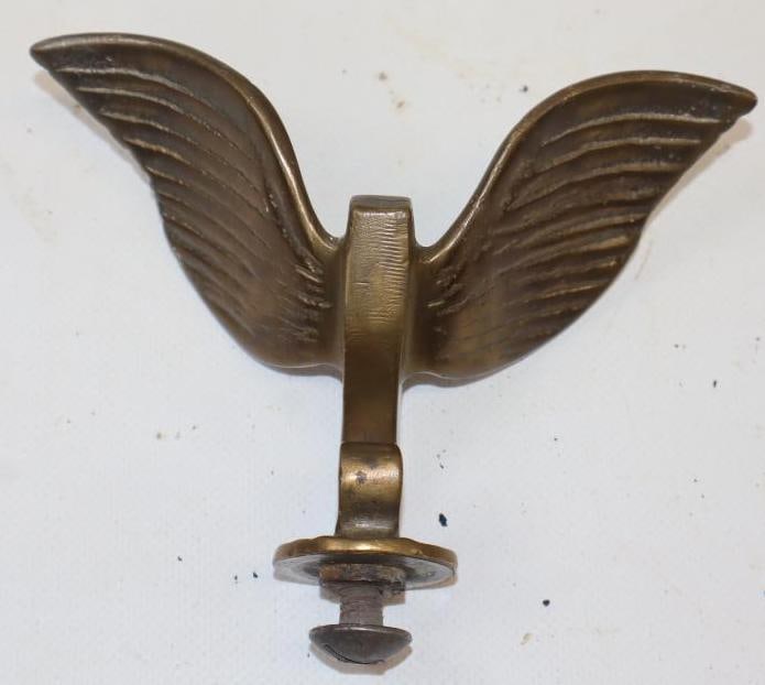 Bronze Jewett Flying J Radiator Mascot Hood Ornament (1 of 5)