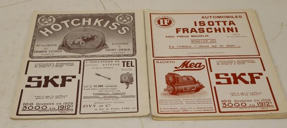 Group of 2 1913 Isotta Fraschini And La Vie Automobile Motor Car Magazines (1 of 6)