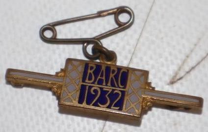 1932 Barc Cloisonne Pin Back Badge (1 of 2)