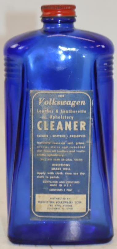 VW Upholstery Cleaner With Plastic Label: 16oz Empty