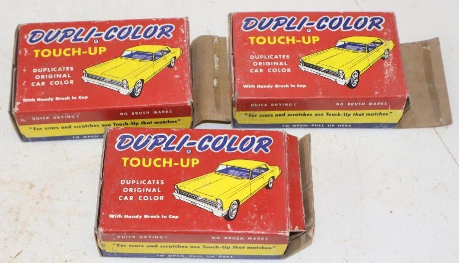 Group of 3 Dupli-Color Automobile Touch Up Kits: 4.5x2.75x1.5 Each