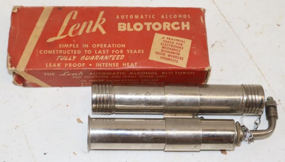 Lenk Automatic Alcohol Blotorch in Original Box - 3