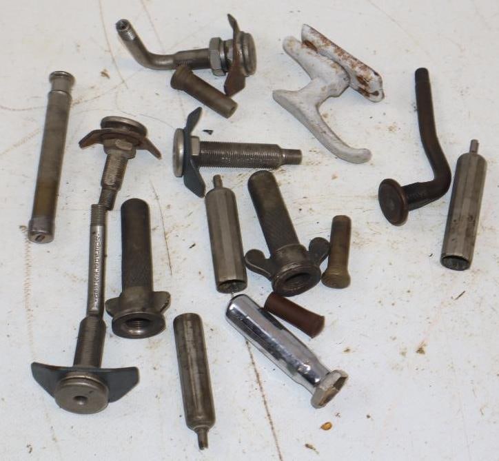 Group of 16 Early Automobile Valve Steams Caps and Gauges (1 of 6)