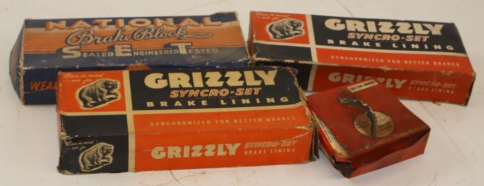 Group of 4 Grizzly, National and Sealed Power Brake Lining Piston Rigns In Original Boxes (1 of 4)
