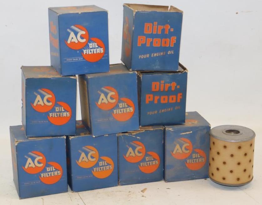 Group of 9 AC Oil Filter Cartages In Original Boxes (1 of 4)