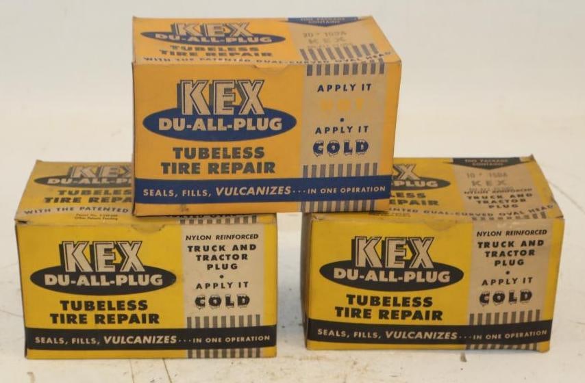 Group of 3 Kex Tubeless Tire Repair Kits: 6.5x4x4 Each