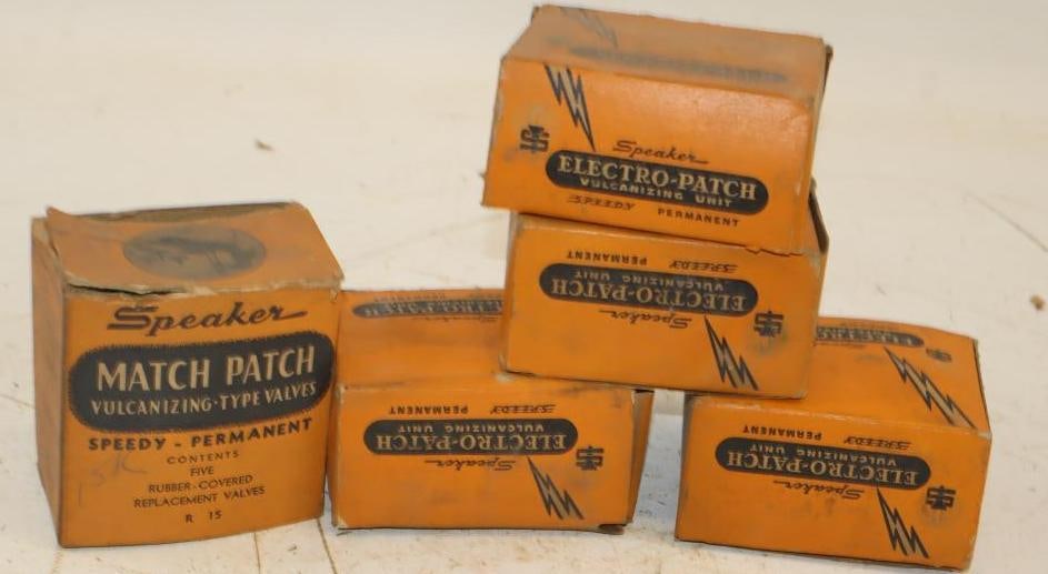 Group of 5 Speaker Electro-Patch Vulcanizing Unit in Original Boxes - 3