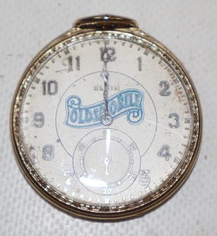 Oldsmobile Advertising Elgin Pocket Watch (1 of 2)