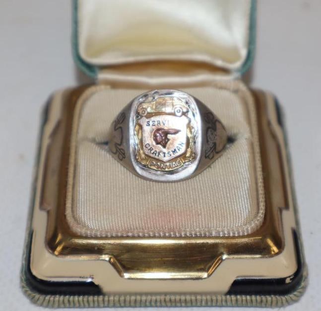 Pontiac Services Craftsman Engraved Ring - 2