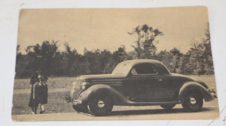 1936 Ford Coupe Unused Post Card (1 of 2)