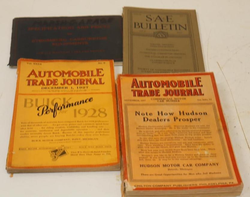 Group of 4 1910s and 20s Automobile Trade Journals and Bulletins (1 of 5)