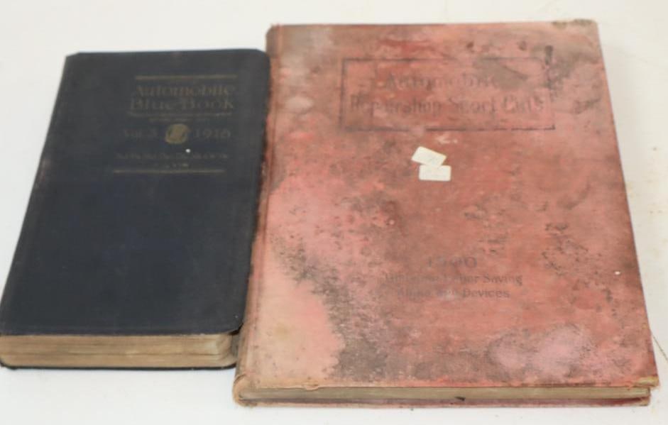 Group of 2 1918 Repair Shop Short Cuts and Automobile Touring Blue Book (1 of 4)