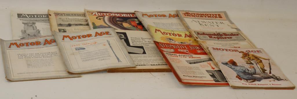 Group of 12 Early Automobile Magazines and Repair Manuals (1 of 8)