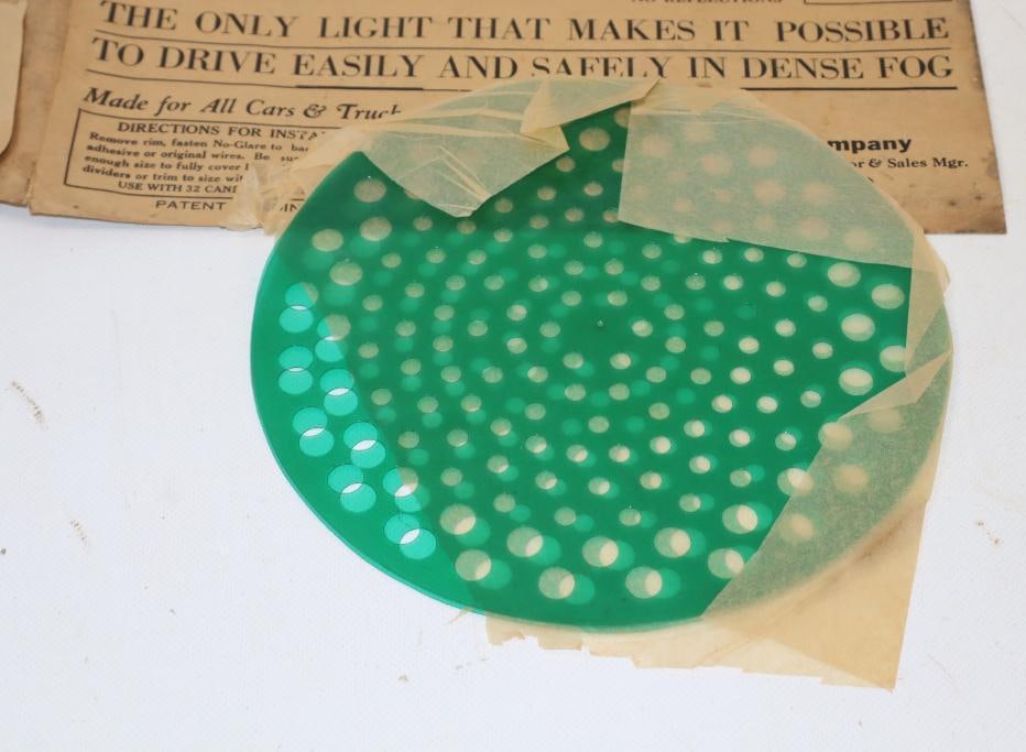 No-Glare Lite Head Light Inserts In Original Envelope - 3