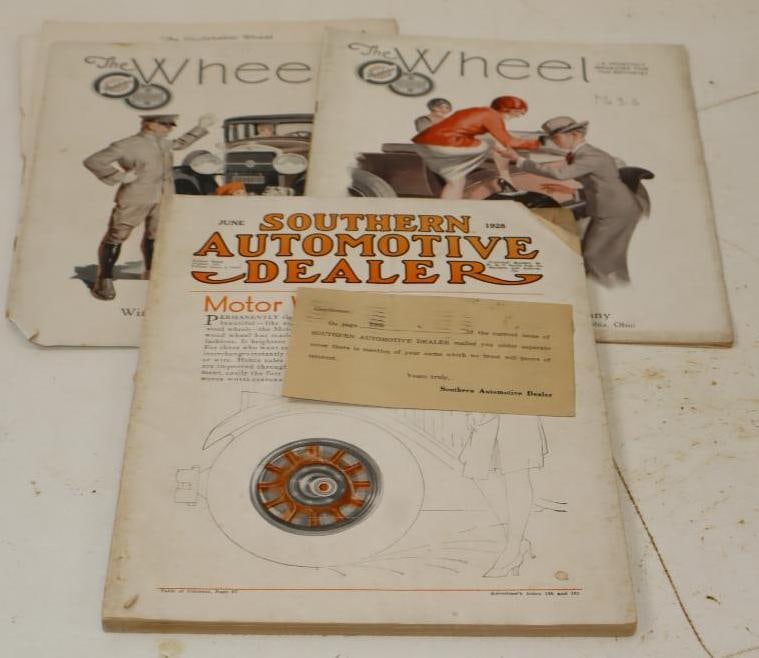 Group of 3 The Wheel and Southern Automotive Dealer Magazines (1 of 4)