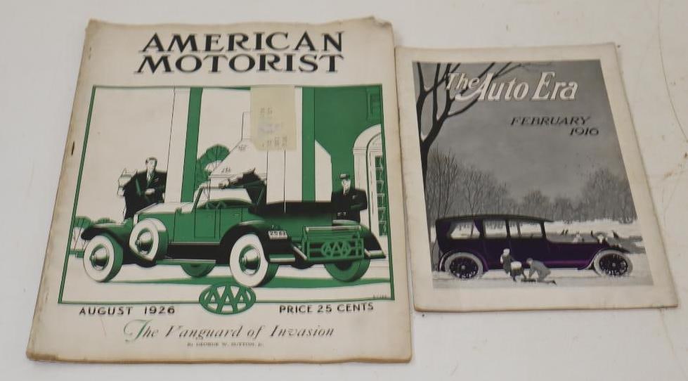 Group of 2 1916 Auto Era 1926 American Motorist Magazines (1 of 4)
