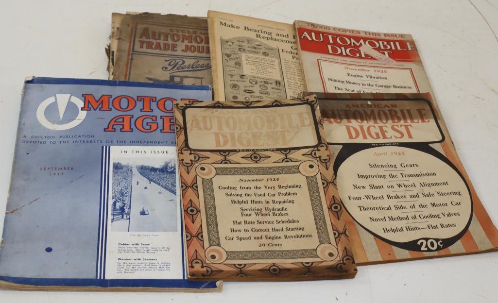 Group of 6 Early Automobile Magazines and Trade Journal (1 of 5)