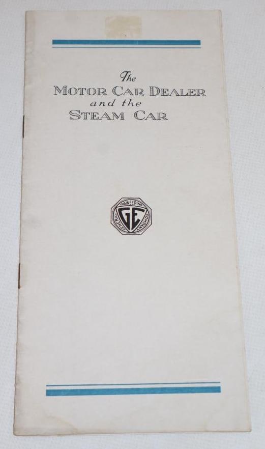General Engineering Company Motor And Steam Car Dealer Booklet: 4x8.5