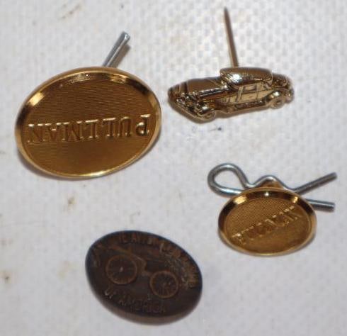 Group of 4 AACA and Pullmen Pin and Button - 2