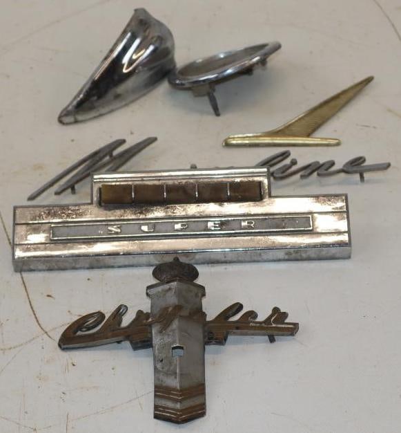 Group of 6 Automobile Emblems And Trim Sections (1 of 5)