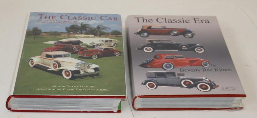 Group Of 2 The Classic Era Hardbound Early Automobile Car Books: 11x8.5x2 Each