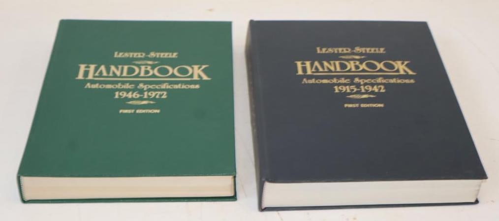 Group Of 2 Automobile Specifications Handbooks 1915-1942 & 1946-1972