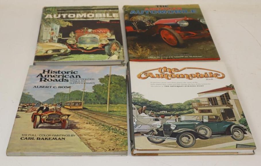 Group Of 4 Automobile History And Historic American Roads Hardbound Books (1 of 6)