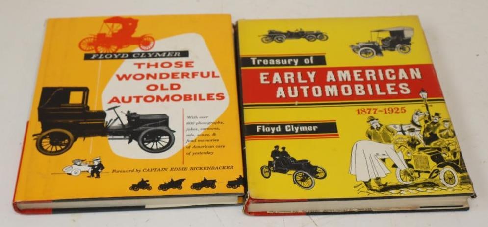 Group Of 2 Floyd Clymer Early Automobile Books: 8.5x11x.75 Each