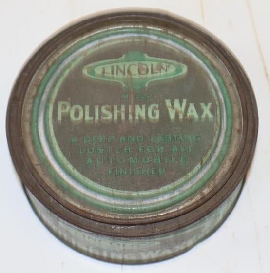 Lincoln Motor Car Polishing Wax Tin (1 of 3)