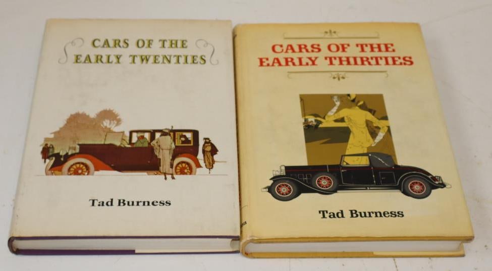 Group Of 2 Cars Of The Early Twenties And Thirties Hardbound Books: 7.5x10.5x1 Each