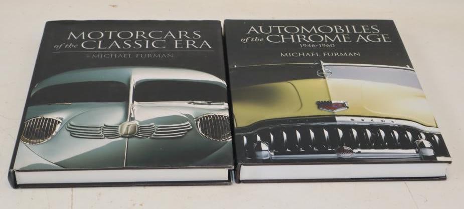 Group Of 2 Motorcars Of The Classic Era and Automobiles Of The Chrome Age Hardbound Books: 10x13x1.25 Each